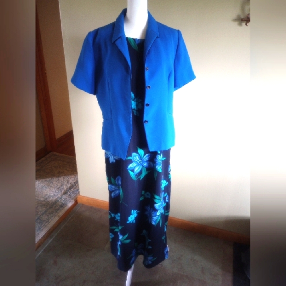 Studio I Blue Maxi Dress size 12